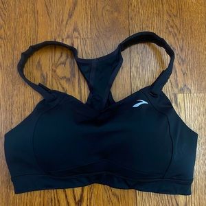 Brooks Juno Sports Bra. 32E. Black.